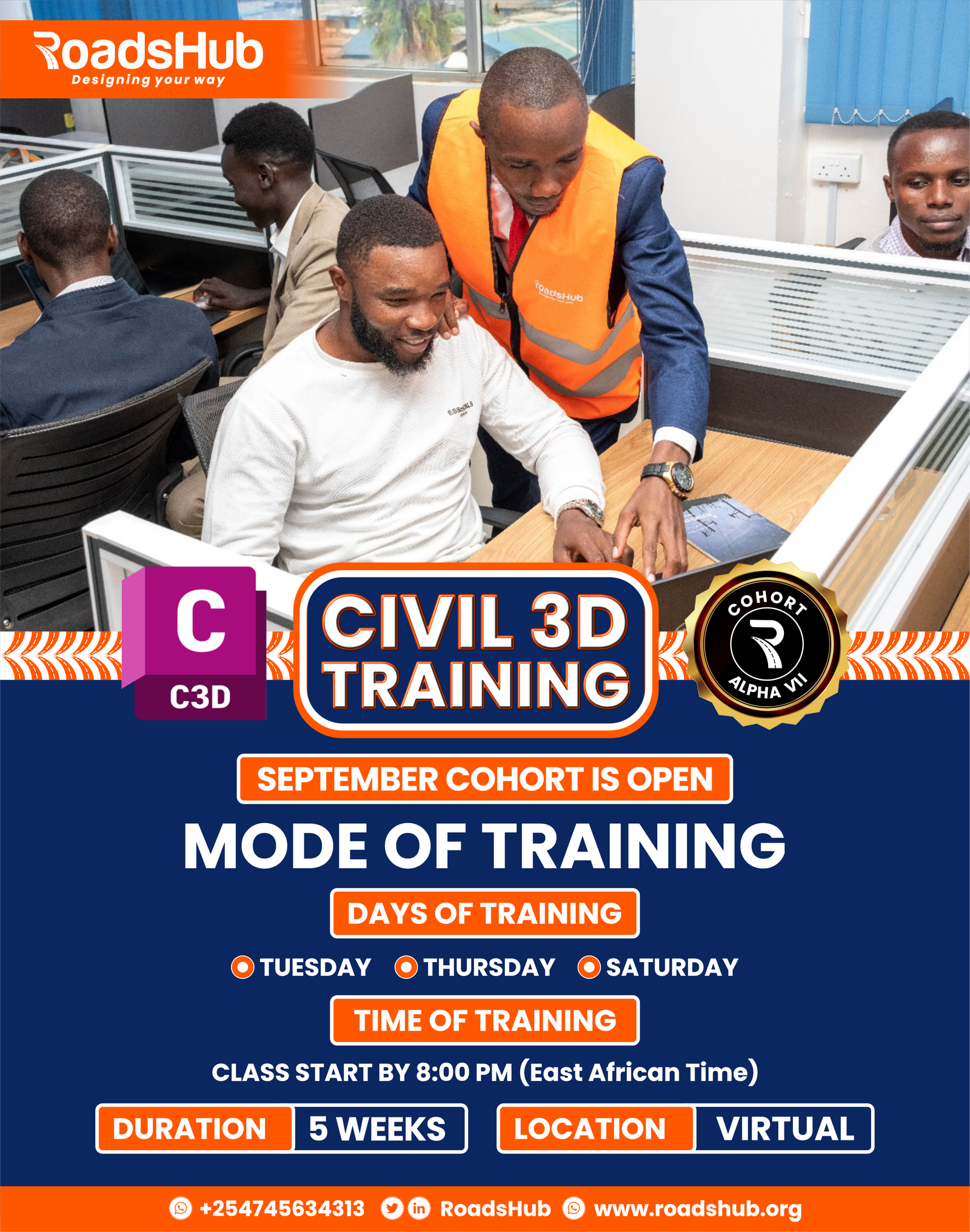 Cohort Alpha VII Civil 3D Training Experience- Sept 2024