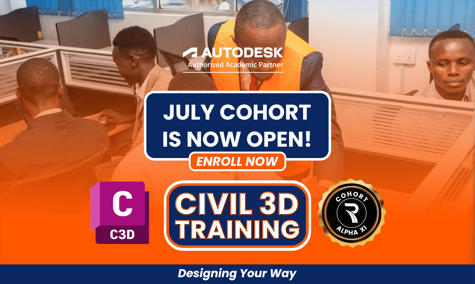 Live Civil 3D For Road Design Training – JULY 2025 ENROLLMENT