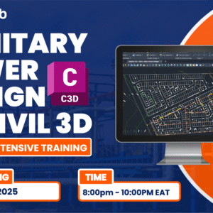 Sanitary Sewer Design in Civil 3D - JUNE 2025 ENROLLMENT