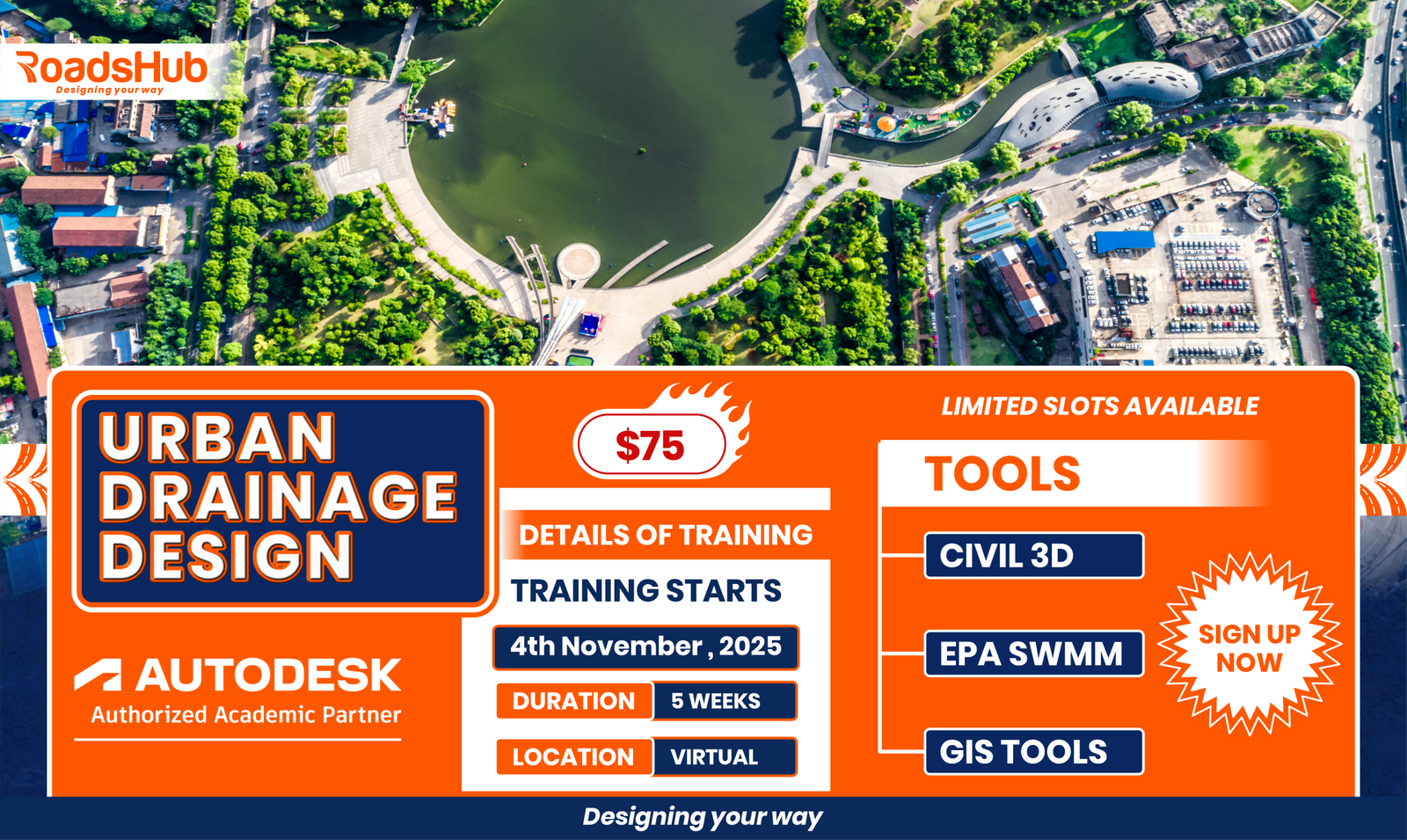 URBAN DRAINAGE DESIGN TRAINING – Kick off Nov 4, 2025