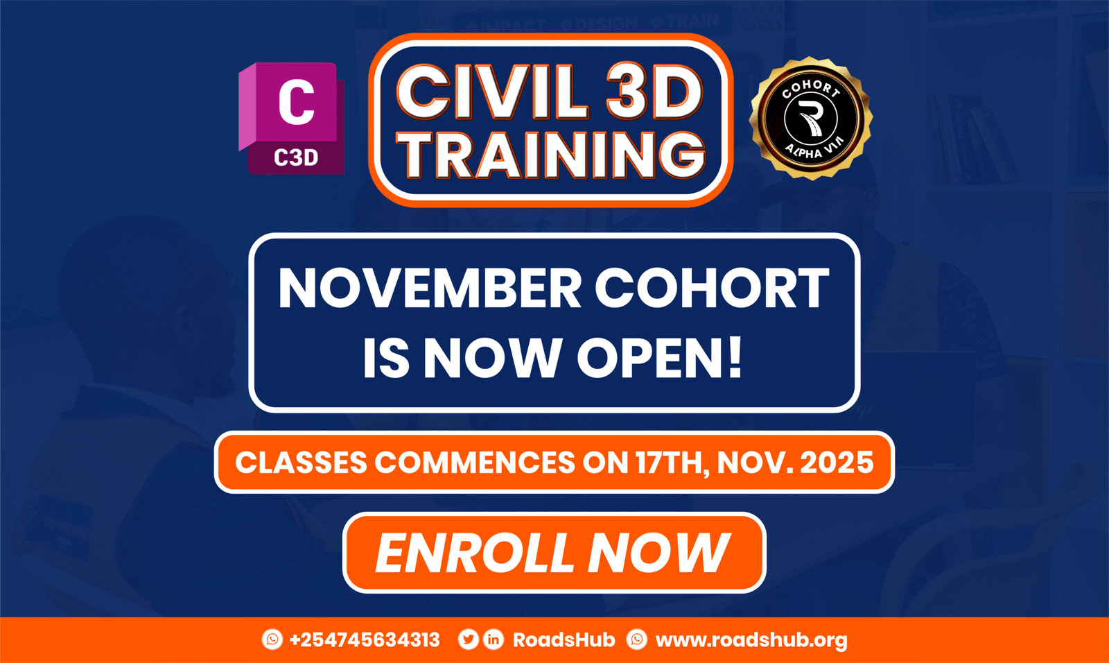 Live Civil 3D For Road Design Training – November 2025 ENROLLMENT