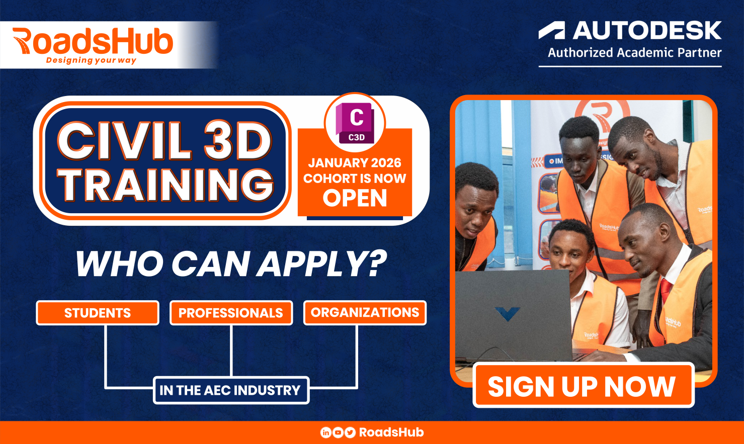 Civil 3D For Road Design Training – JANUARY 2026 INTAKE