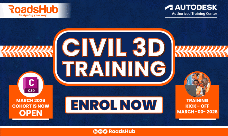 Civil 3D For Road Design Training – March 3, 2026 ENROLLMENT