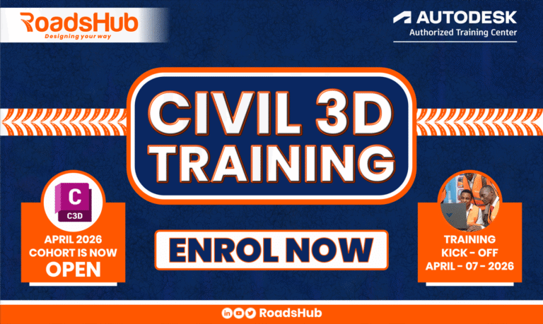 Civil 3D For Road Design Training – April 7, 2026 ENROLLMENT