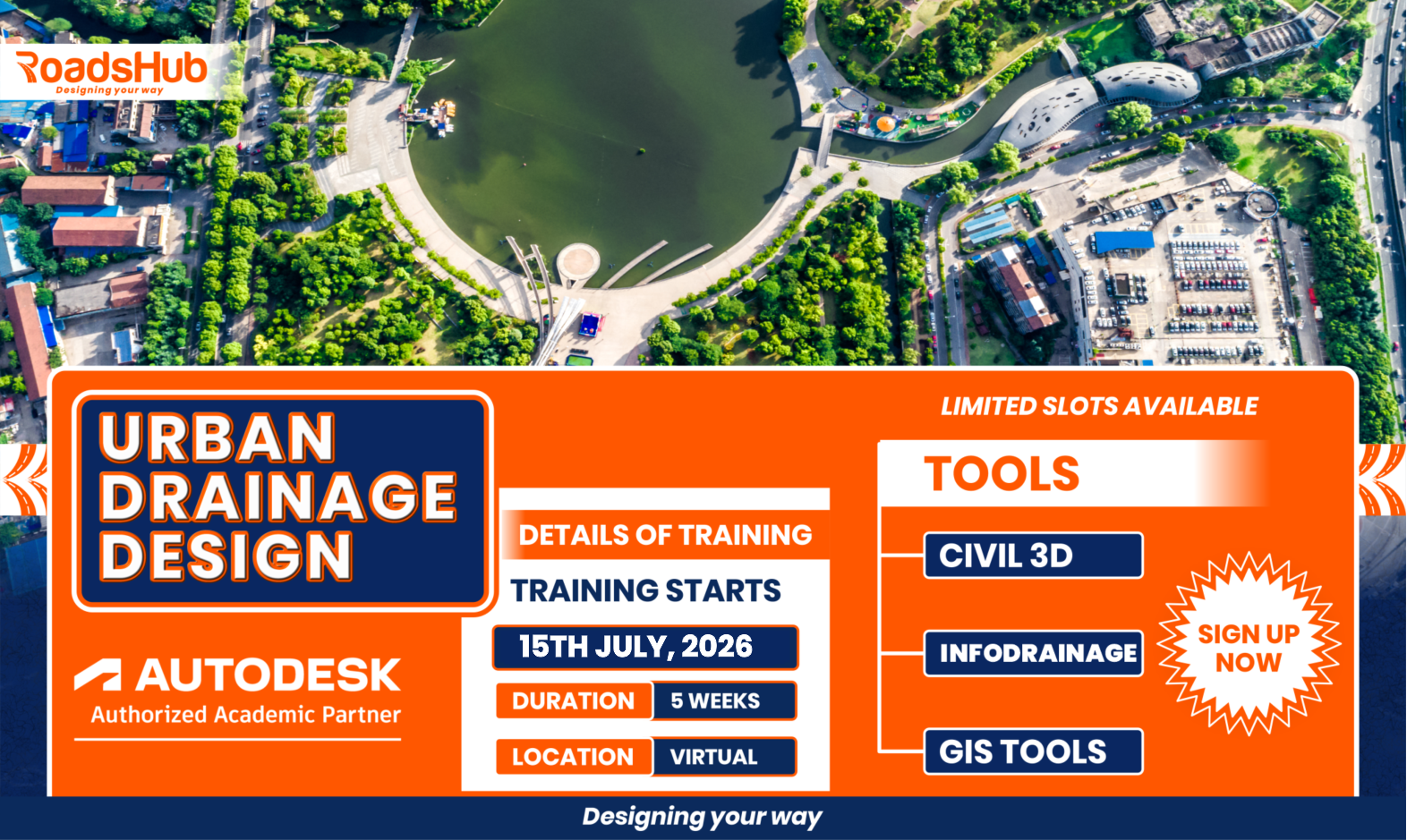 URBAN DRAINAGE DESIGN TRAINING – JULY 15, 2026 ENROLLMENT