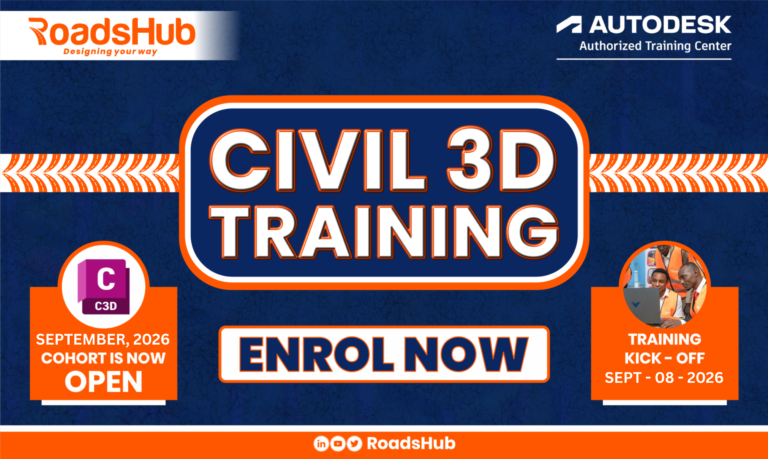 Civil 3D For Road Design Live Training – Sept 8, 2026- Enroll Today