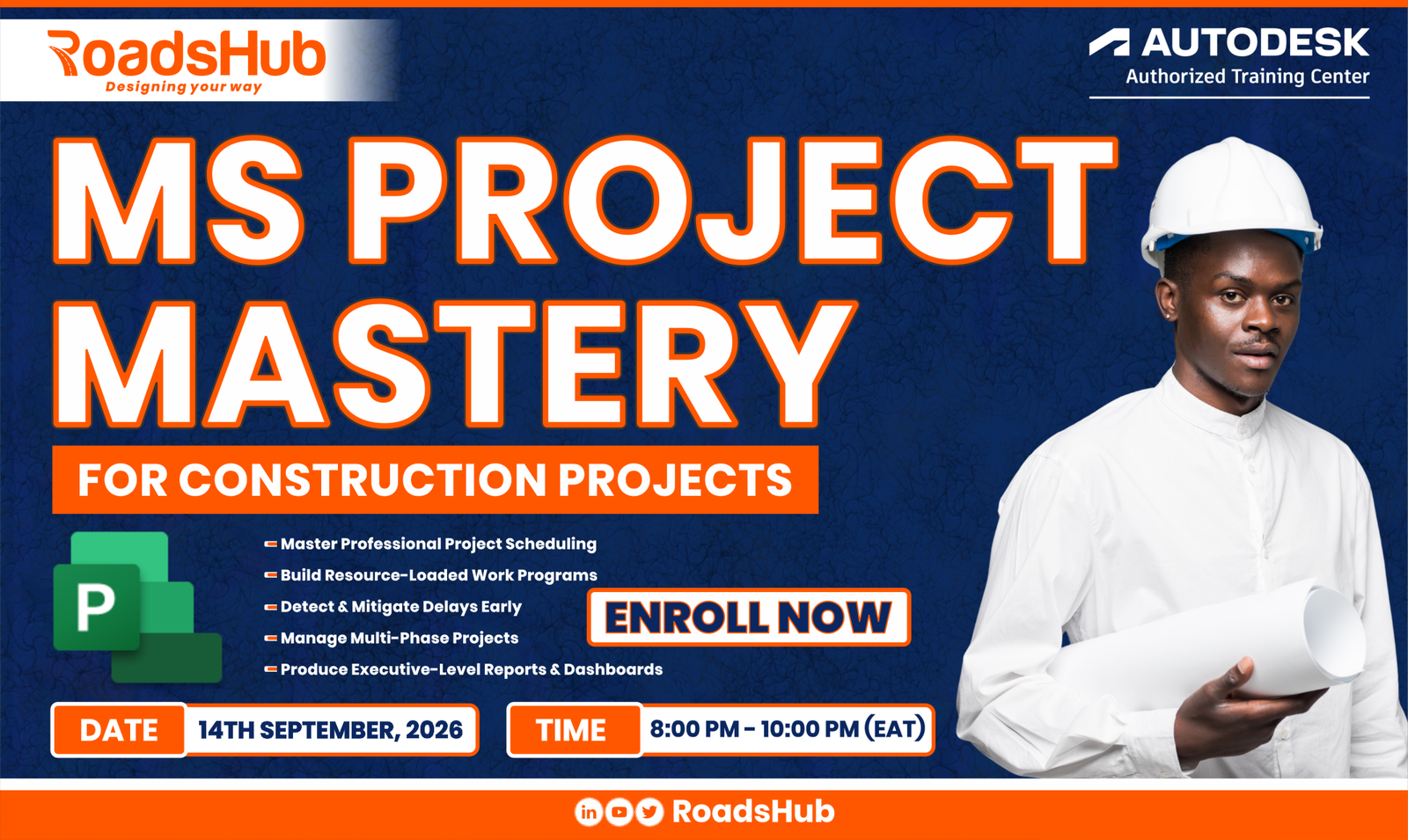MS Project Mastery For Engineering and Construction Projects – Sept 14, 2026