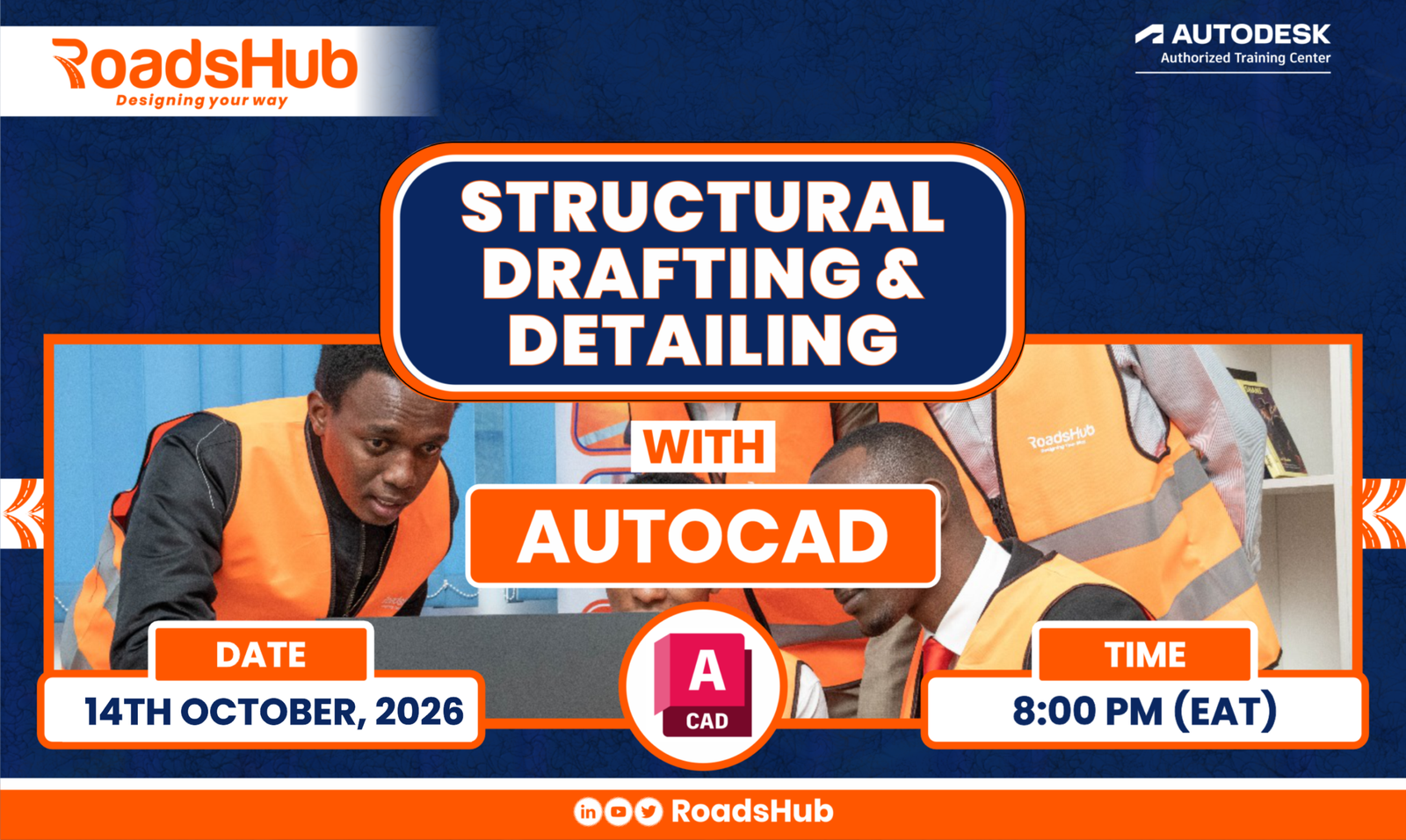 Master Structural Drafting and Detailing with AutoCAD – October 14, 20, 2026